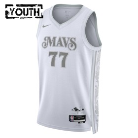 Barn Dallas Mavericks Tröja Luka Doncic Nike 2024-25 City Edition Vit Swingman